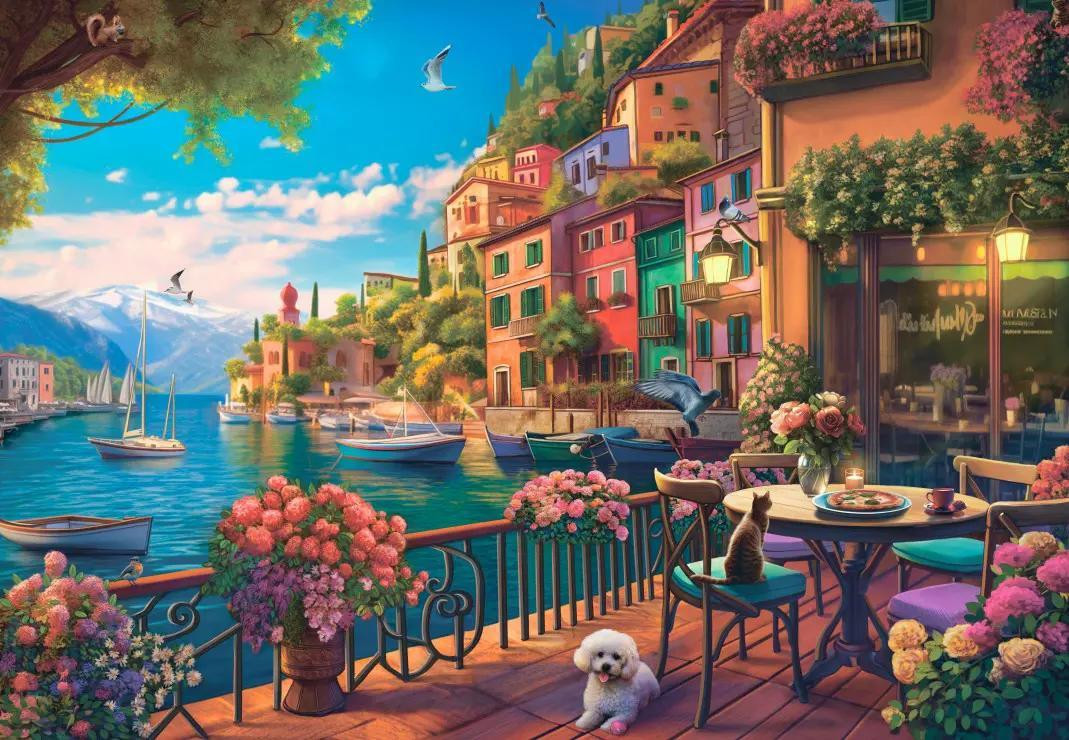 Bluebird Puzzel Comer See 1000 stukjes