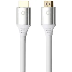 Oehlbach HDMI (Typ A) — HDMI (Typ A) (0.75 m), Videokabel, Weiss