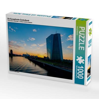 CALVENDO Puzzle Die Europäische Zentralbank | 1000 Teile Lege-Größe 64 × 48 cm Foto-Puzzle für glückliche Stunden