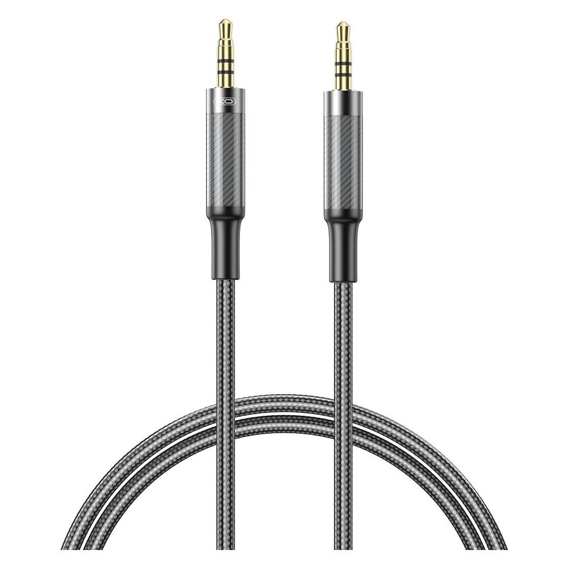 xO Kabel Audio NB-R279C Klinke 3,5mm - Klinke 3,5mm 1,0m schwarz (1 m, AUX Kabel) (52269423)