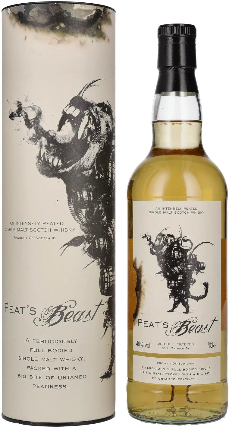 Peat's Beast Whisky Peat's Beast Single Malt Scotch Whisky 46% Vol. 0,7l in Geschenkbox