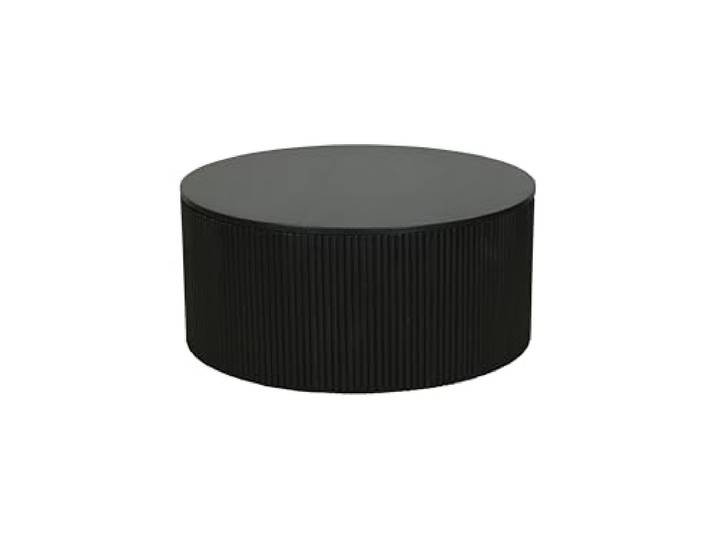 byLIVING Couchtisch Owen, Tischplatte/Gestell schwarz, D 80, H 36 cm