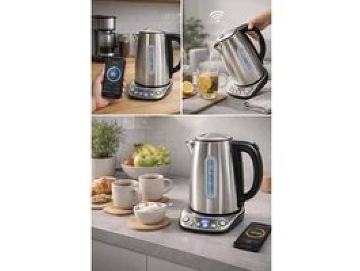 Bouilloire - LIVOO - Wi‑Fi 1 7 L - Inox - 2200 W - Indicateur température