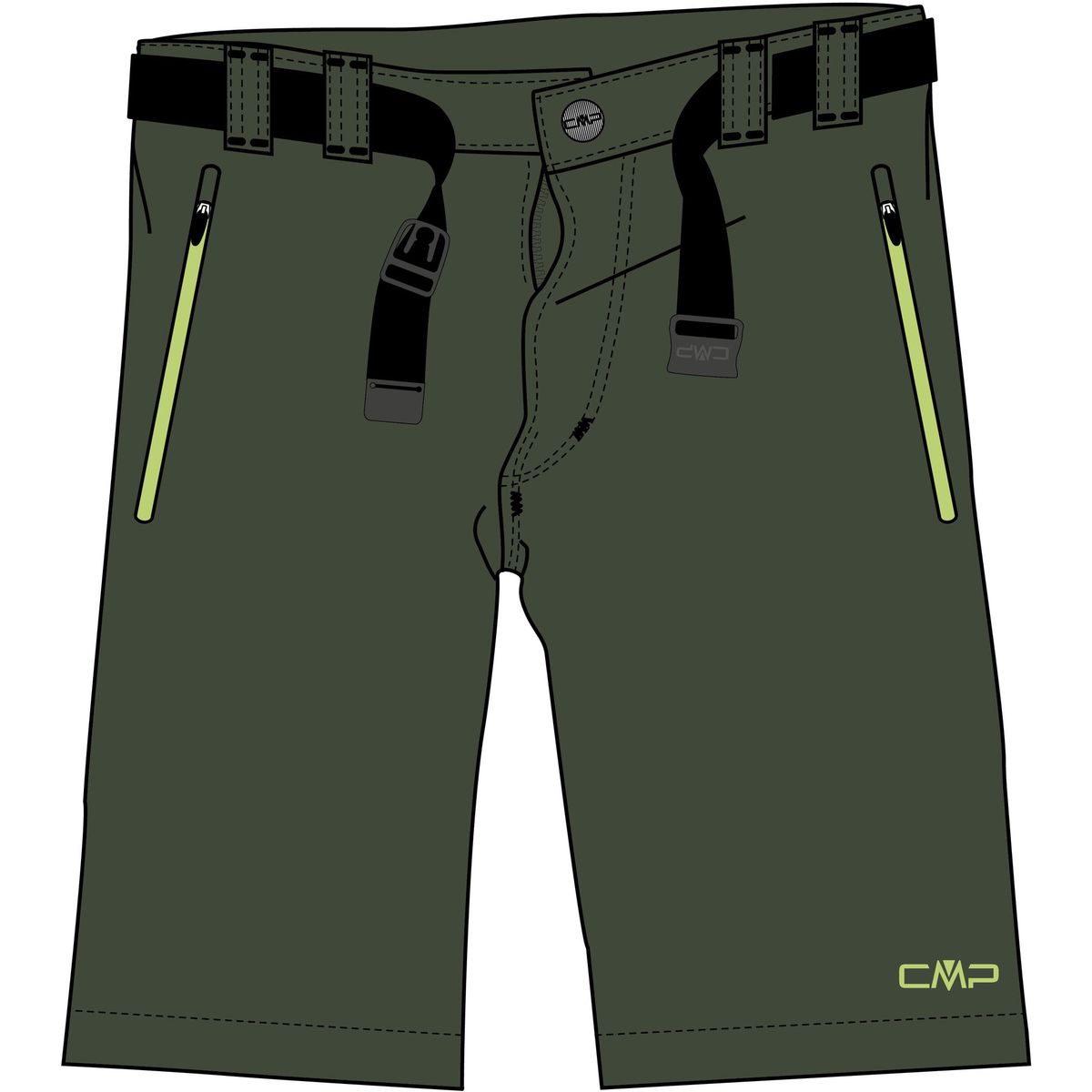 CMP KID Bermuda oil green (E319) 116 3T51844-E319-116