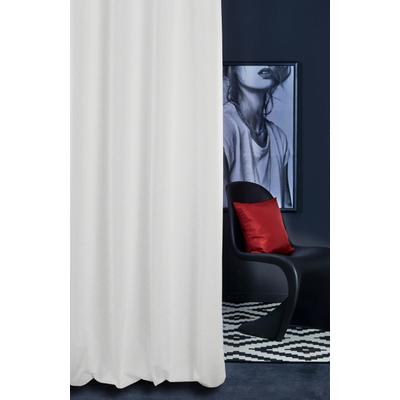 Vorhang APELT "ALASKA" Gr. 1, grau (taupe), B:140cm H:245cm, Jacquard, Baumwolle, Polyester, Gardinen, HxB: 245x140, Alaska, Ösenschal mit Metallösen