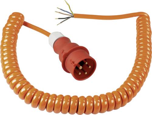 AS Schwabe 70431 Strom Anschlusskabel Orange 5m