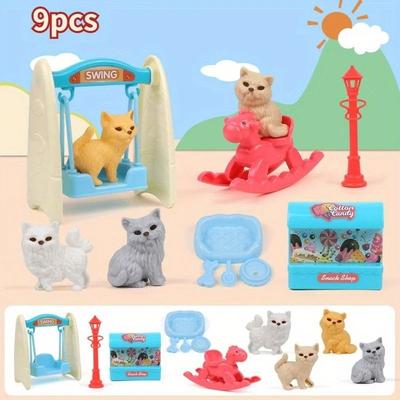 Uplifted Finds Mini Pet Puppy Cage & Dog Doll Play Set d