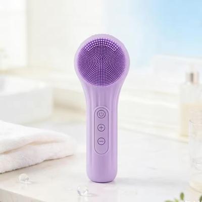 Uplifted Finds Sonic Silicone Facial Cleansing Brush With Thermal Massage violet