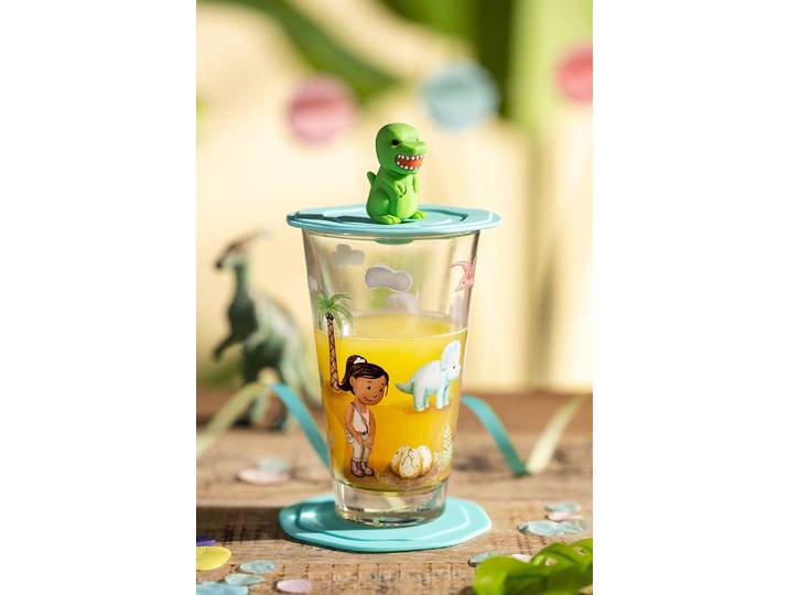 Verres a - 3 éléments 14cm Transparent/Vert