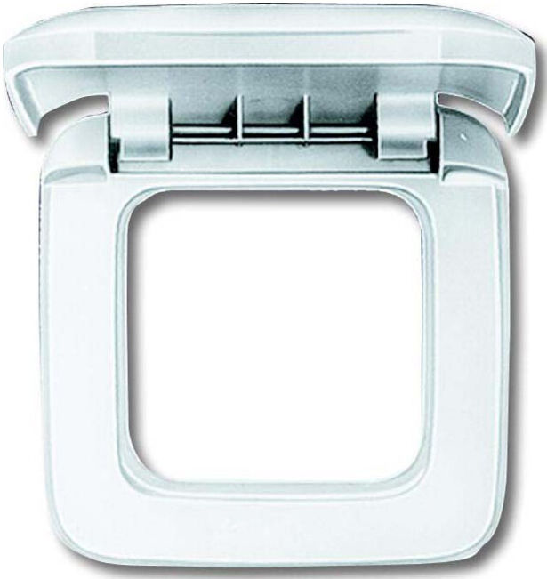 Busch-Jaeger Cadre 1-fach aws, avec couvercle rabattable 2518-214 (2CKA001719A0061)