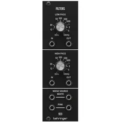 Behringer System 55 923 Filters, Synthesizer, Schwarz