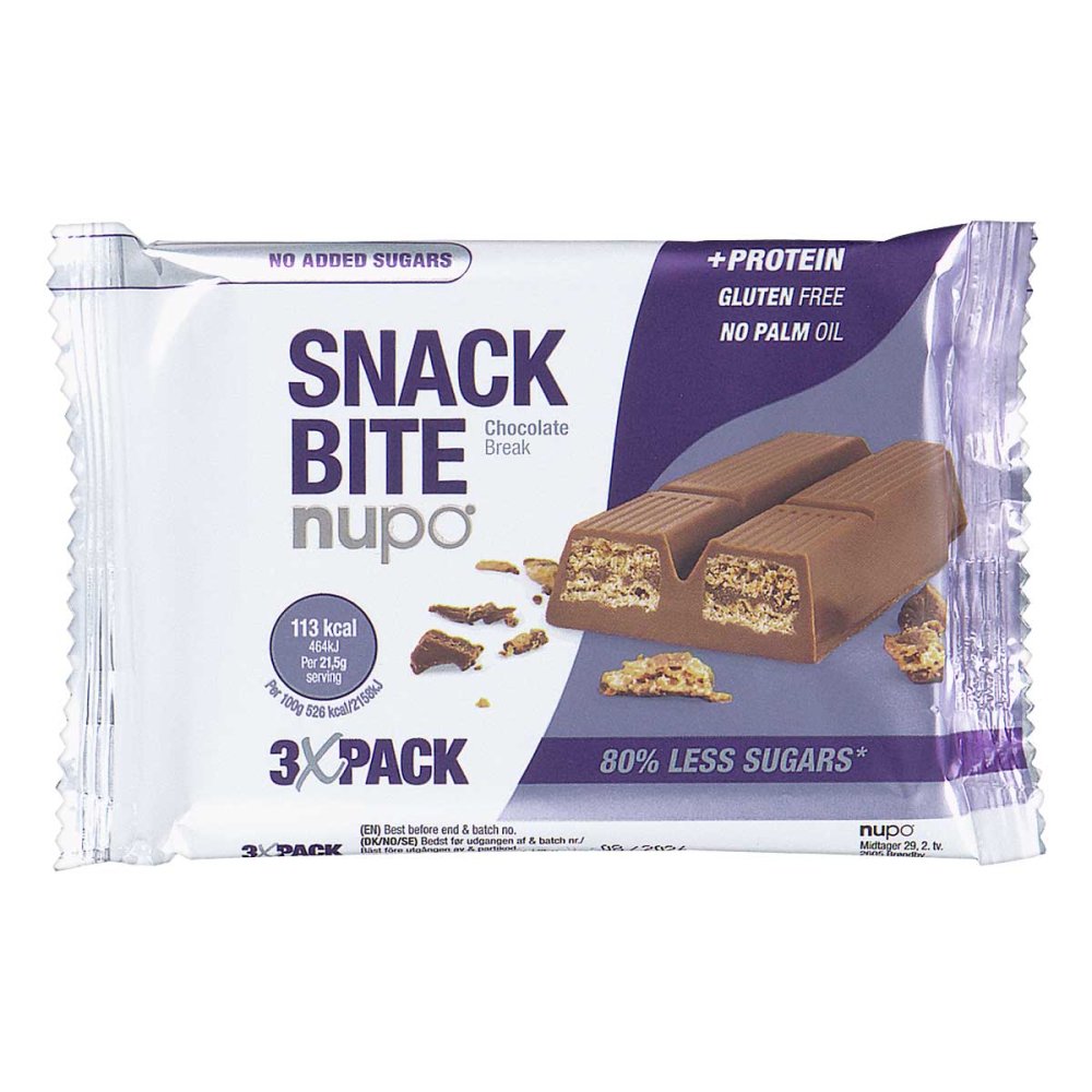 Nupo ApS Nupo Snack Bite - Chocolate Break 08106186