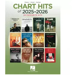 Hal Leonard Chart Hits 2025-2026 - 20 Favourite Hits PVG - Notenbuch