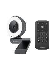 SANDBERG Streamer USB Webcam Pro Elite Livestream-Kamera Farbe 2560 x 1440 Audio 2.0 H.264 H.265 MJPEG YUY2 (134-39)