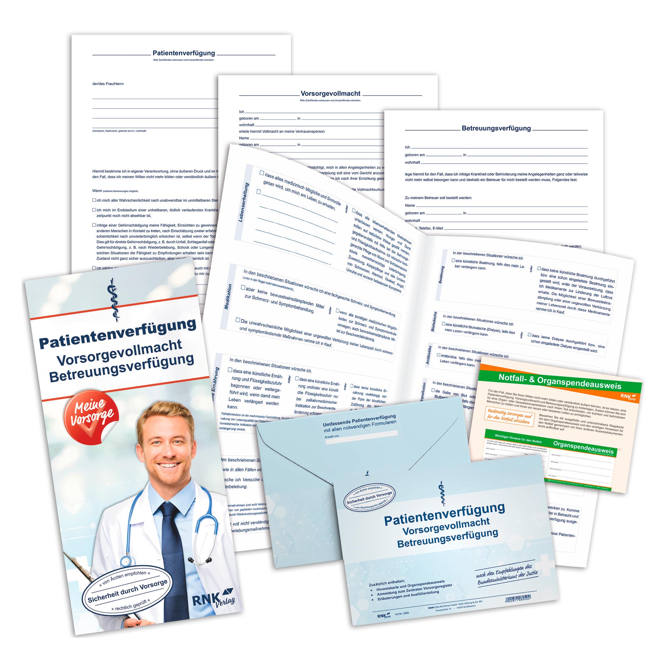 Rnk Verlag Patientenverfügung Formulare 2895 (2895)