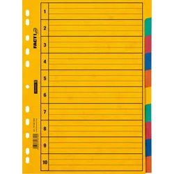 BRUNNEN Ordnerregister Vollformat blanko DIN A4