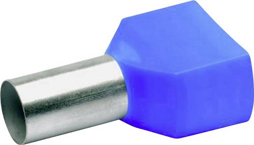 Klauke 87714 Zwillings-Aderendhülse 16 mm² Teilisoliert Blau 100 St.