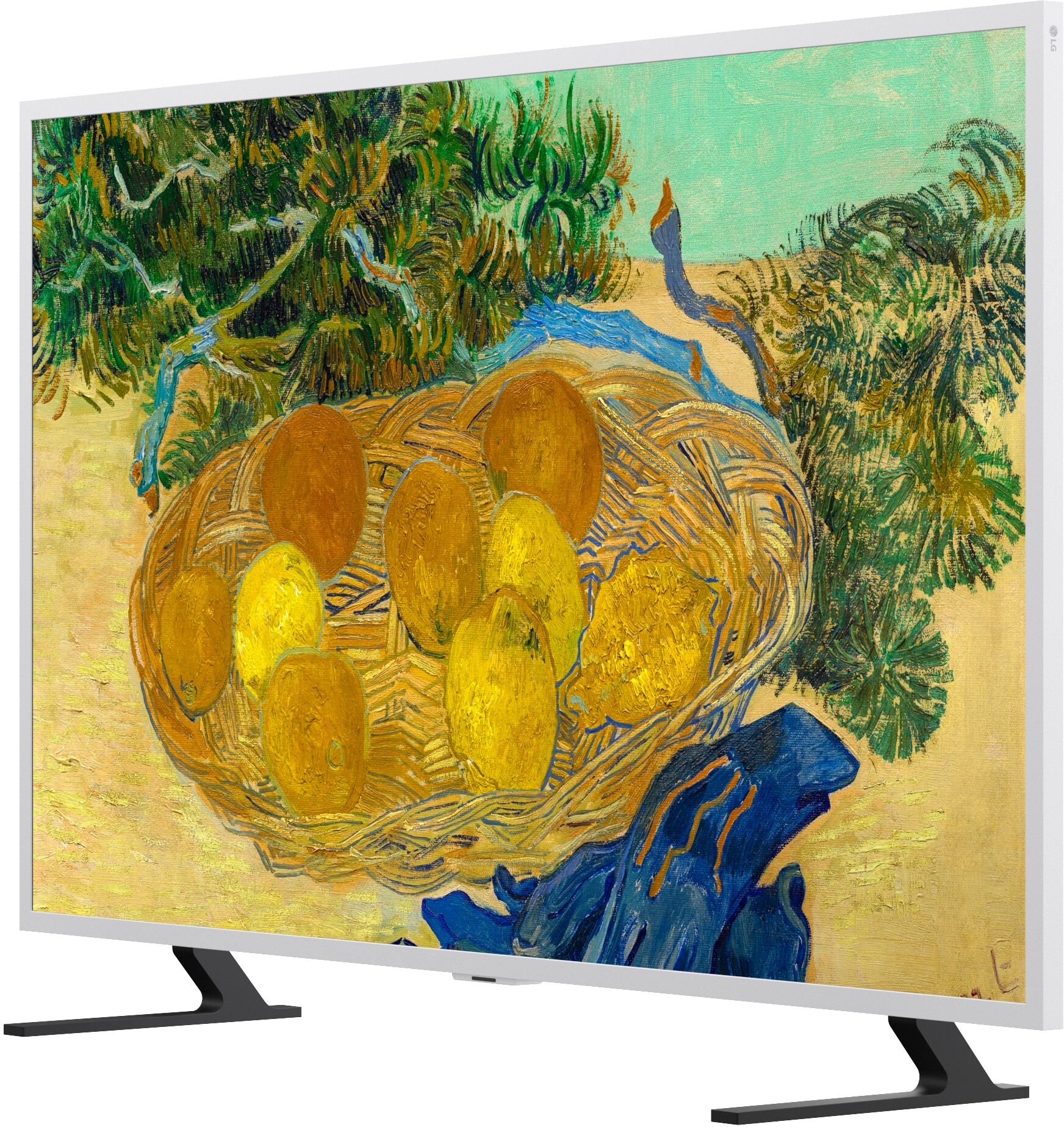 LG QNED-Fernseher "55LX7B6LA", Energieeffizienz: G (A-G), weiß (schwarz), 55 ″, Fernseher