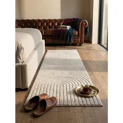 Läufer Kurzflor Beige 80x150 cm - MUOTA   Kadima Design