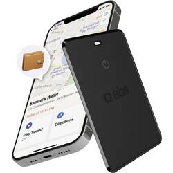 sbs mobile TEFINDCARDAPK AirTag Schlüsselanhänger Schwarz