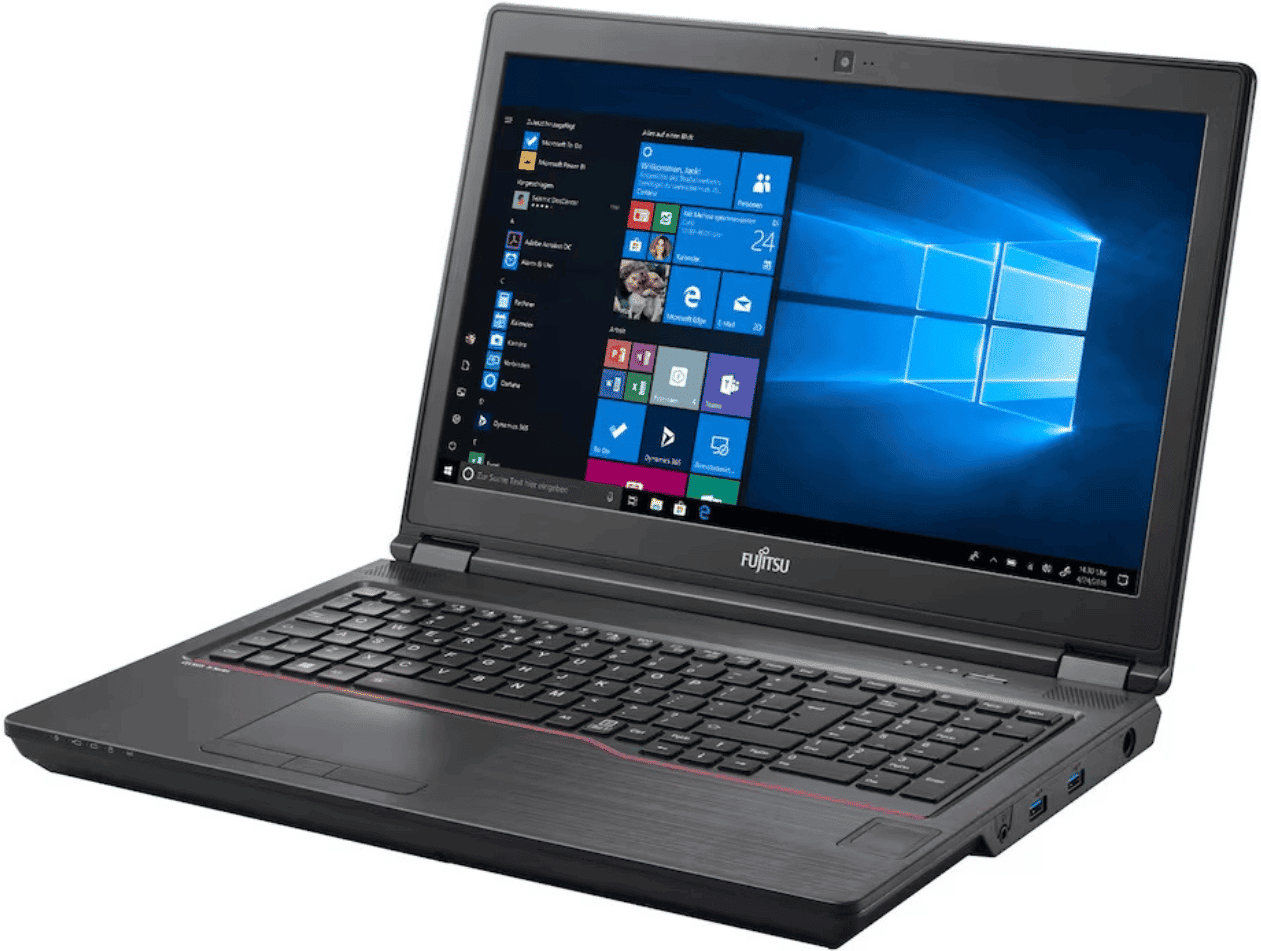 Fujitsu Celsius H7510 15,6 Zoll 1920x1080 Full HD Intel Core i7 512GB SSD 32GB Windows 11 Pro Nvidia Quadro T1000 Refurbished
