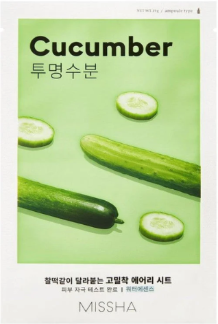 Missha Airy Fit Sheet Máscara Facial Pepino 19gr