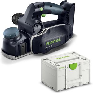 Festool Hobel HLC 82 EB-Basic, 578000, 18 V, Spandicke 0 - 2,5 mm, Falz 25 x 82 mm, mit Koffer