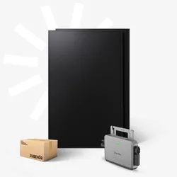 960Wp Balkonkraftwerk mit 2 SunPro BC 480 W Modulen und 800 W Wechselrichter Solaranlagen-Set Duo (BC) | kleines kraftwerk
