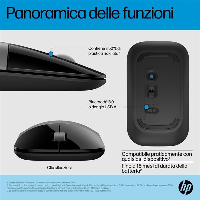 HP Z3700 Dual Mouse-silver