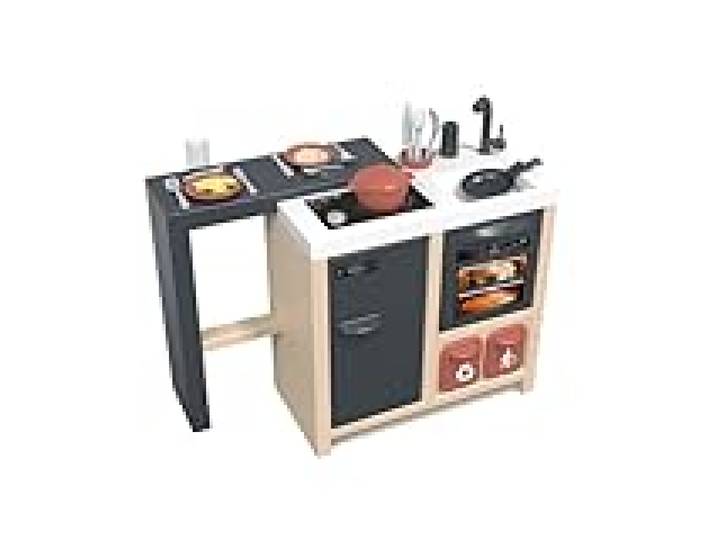 Smoby - Cuisine Ilot - Design Moderne - Surface de Jeu à 360° - Fonctions Traditionnelles - 23 Accessoires - Matière Recyclée - A Partir de 3 Ans - Fabrication Française