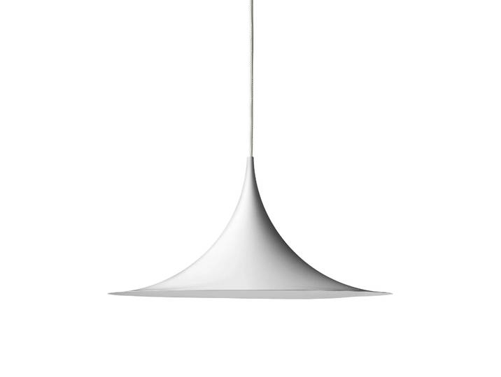 GUBI Lampe à suspension Semi Ø 30 cm White semi matt