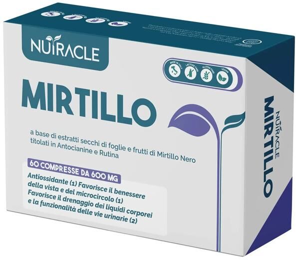 Nutracle Mirtillo Integratore Microcircolo e Drenaggio 60 Compresse