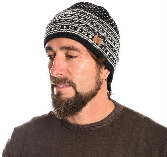 Fuza Wool Mens Arn Beanie Reversible