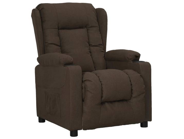 vidaXL Relaxsessel, Relaxsessel Dunkelbraun Stoff
