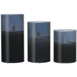 Arti Casa, LED Kerzen, LED Kerze im Glas 24x7x15,5cm (3x)
