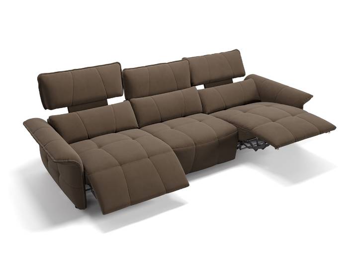 Bigsofa ADRIA 3-Sitzer Stoff Sofa