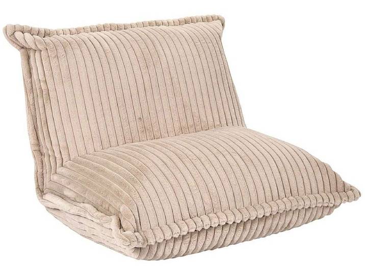 Vakuum-Hocker HOME DECO FACTORY RUPERT 100x100x75cm polyester beige
