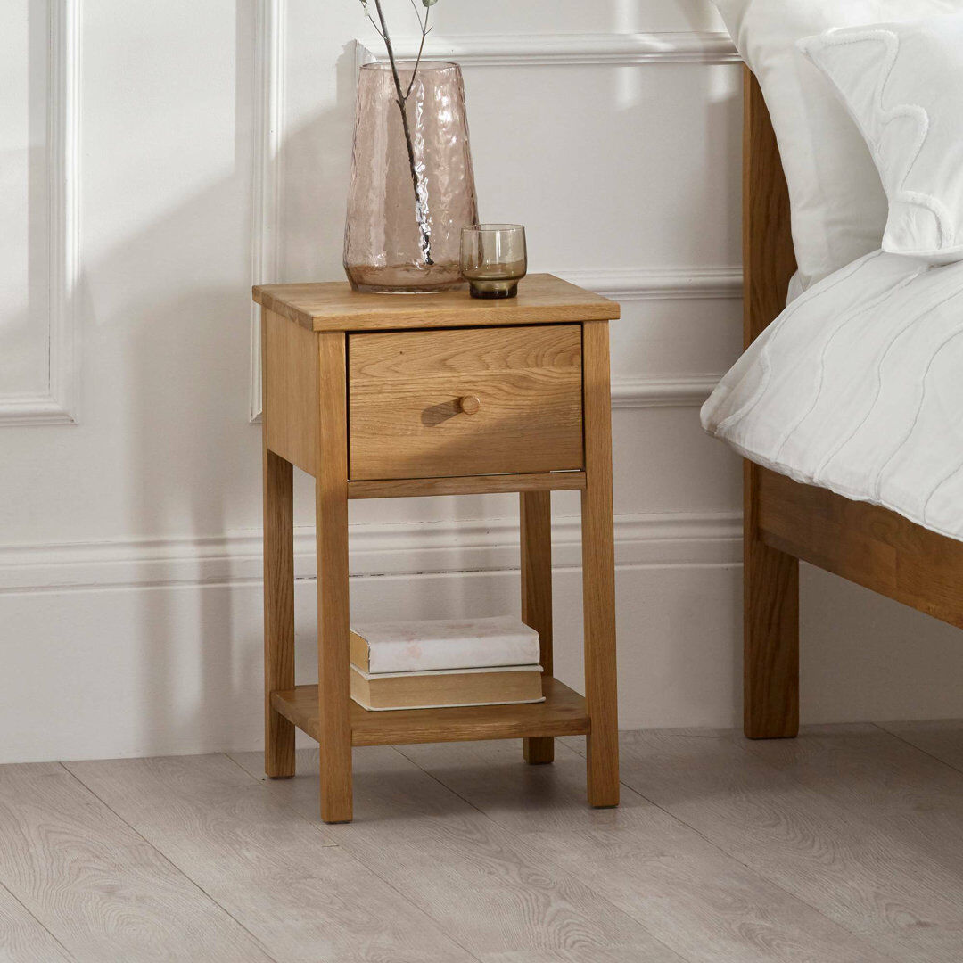 Alpen Home Ankur 144.5cm W Bedside Table Beige 110cm H X 144.5cm W X 196cm D