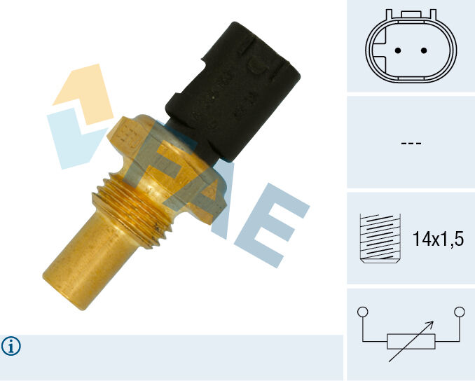 Fae Sensor, Kühlmitteltemperatur 33035 Für Mercedes Smart Standard Automobile