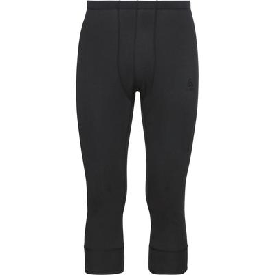 Thermounterhose ODLO "BL BOTTOM 3/4-ACTIVE WARM", Herren, Gr. M, schwarz, Obermaterial: 100% Polyester, Unterhosen Thermounterhose, sportlicher Stil, atmungsaktives Material, wärmeisolierend