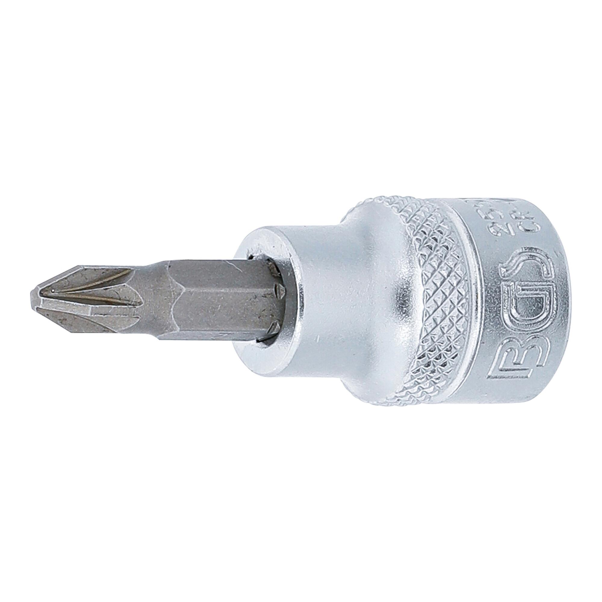 BGS Bit-Einsatz Antrieb Innenvierkant 10 mm (3/8") Kreuzschlitz PZ2 ; BGS technic (2551)