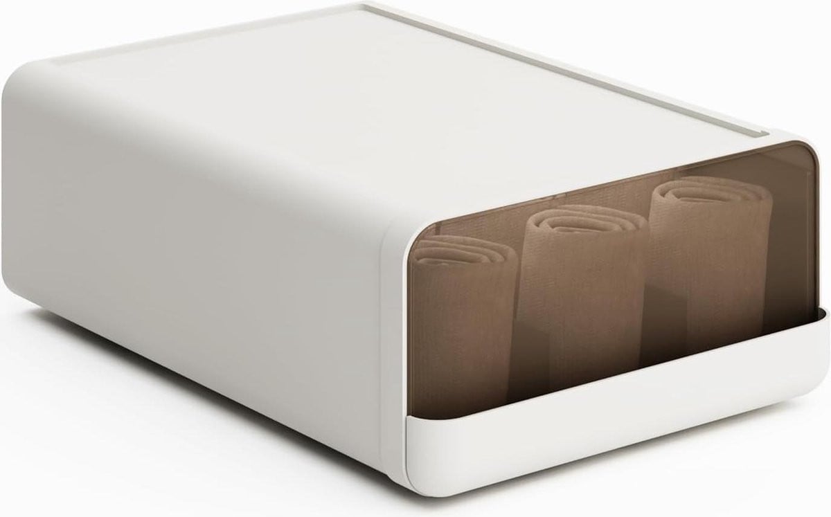 Wit lade-organizer voor ondergoed met 15 cellen