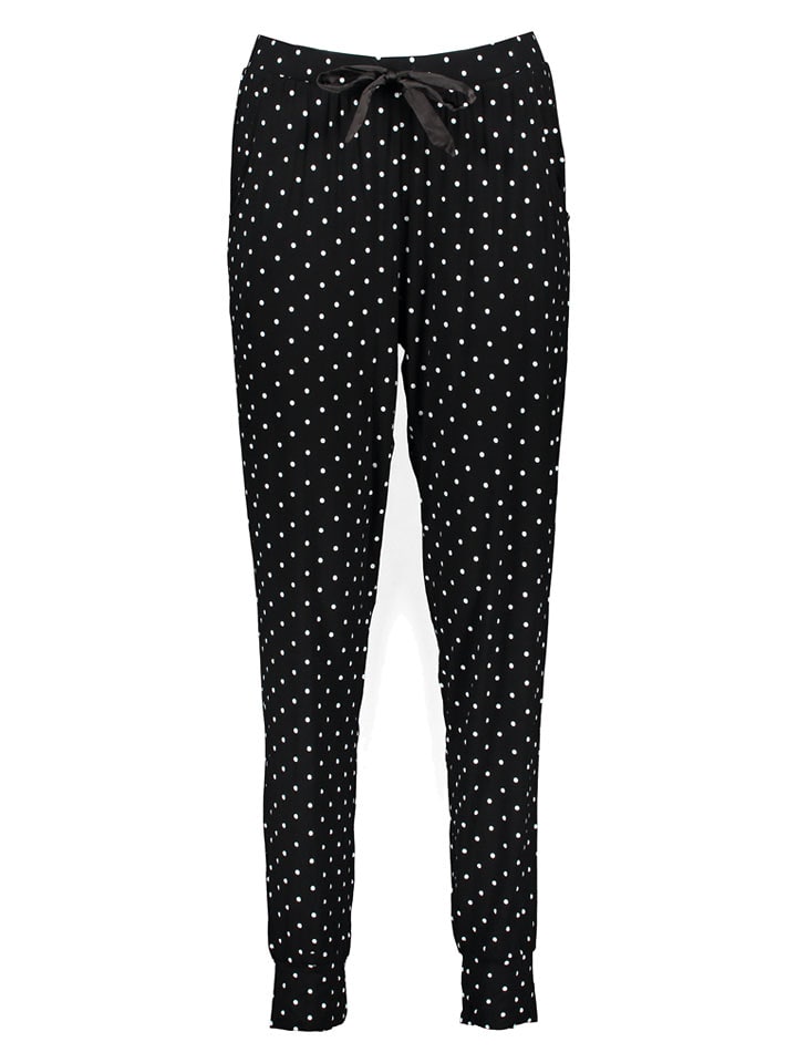Hunkemöller Pyjama-Hose in Schwarz - S