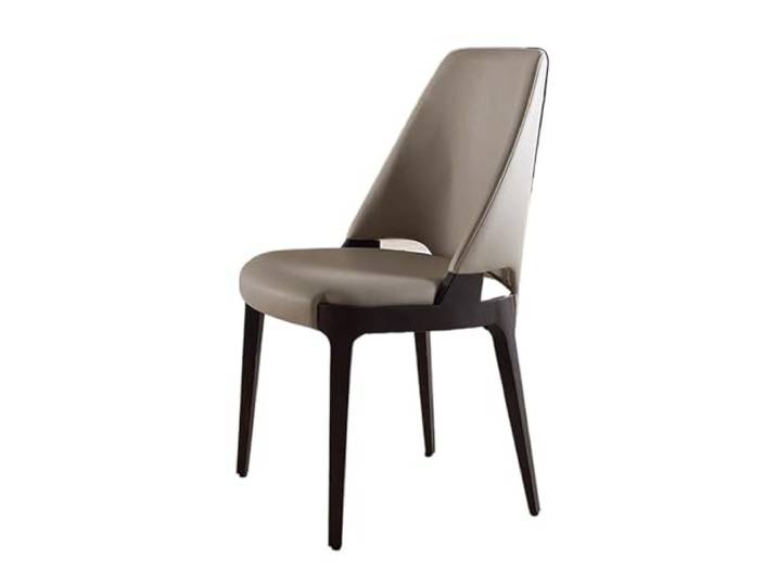 tDZP7yWpc Küchenstühle Moderne Esszimmerstühle aus Leder, Metallbeine, Küchenstuhl for Esszimmer, Wohnzimmer, Schlafzimmer, Beistellstühle(Grijs)