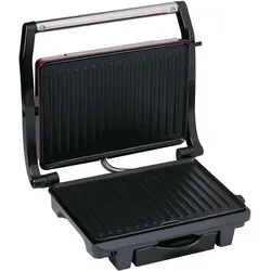 alpina Kontaktgrill 220-240V 1000W 27x17cm, Kontaktgrill, Rot, Schwarz