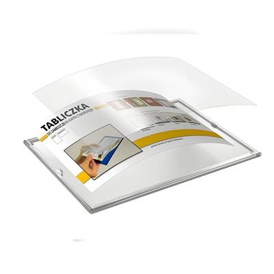 Tisch-Plakatständer 7x11cm starkes hochtransparentes Plastik