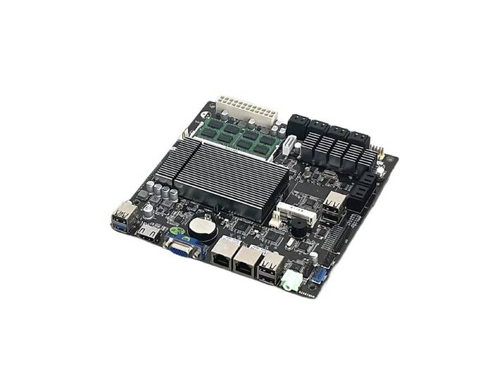 Carte mère de contrôle 90 % neuve pour serveur NAS multi-disques J1900/B75K9-ETH