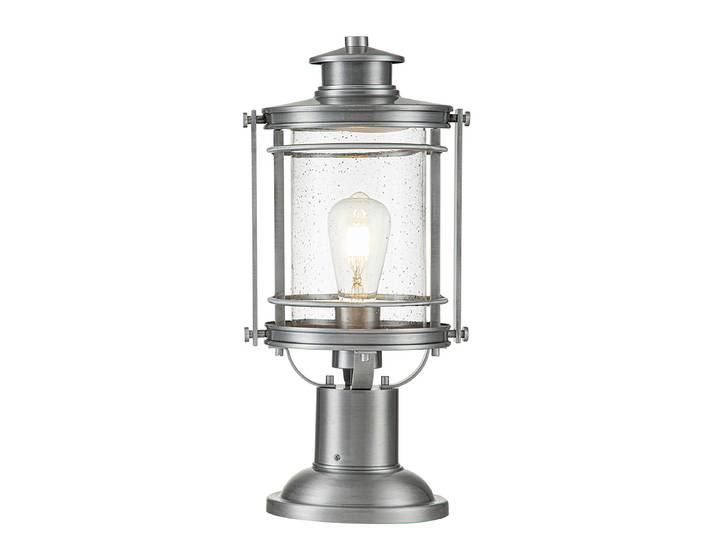 Wegeleuchte Booker 22 x 47 x 19cm Silber/Silber