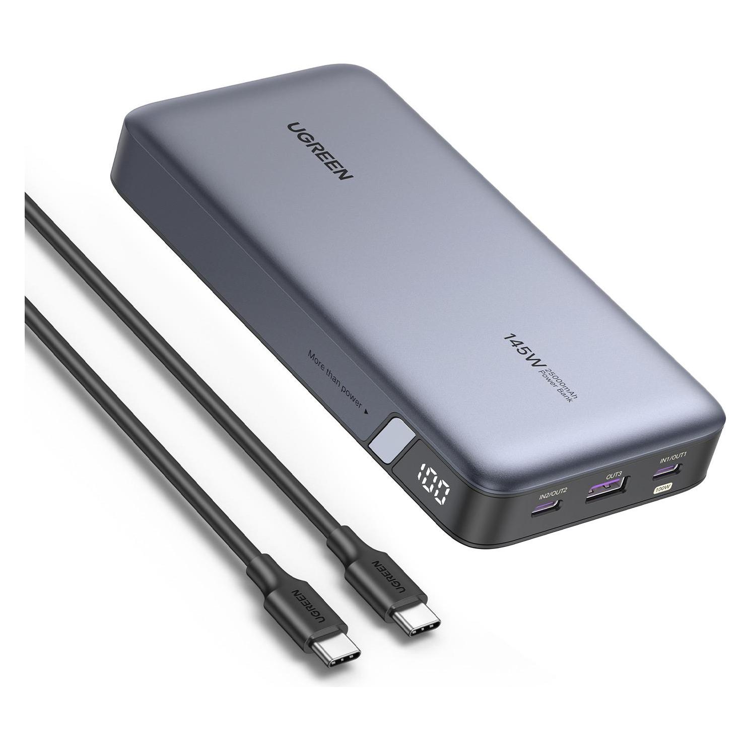 Ugreen Fast Charging Powerbank (25000 mAh, 145 W, 90 Wh) (90597A)