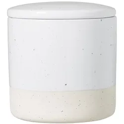 Bloomingville Krug mit Deckel Zoe, Ø12.5 x H12.5cm, weiss